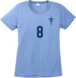 Women's Sport-Tek Tee, Carolina Blue